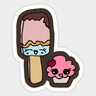 Lolly Cup love Sticker